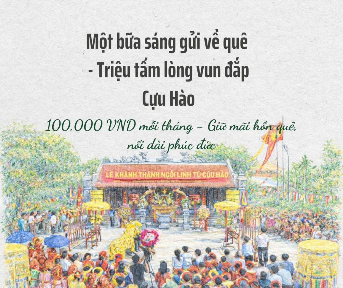 Triệu tấm lòng vun đắp Cựu Hào Triệu tấm lòng vun đắp Cựu Hào